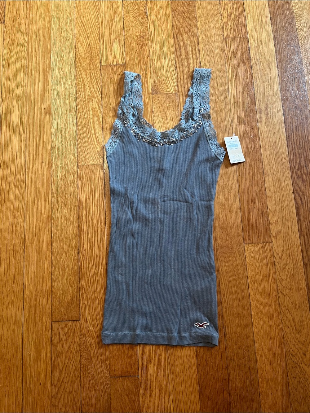 NWT Hollister Co. Ribbed Lace Tank Top XS